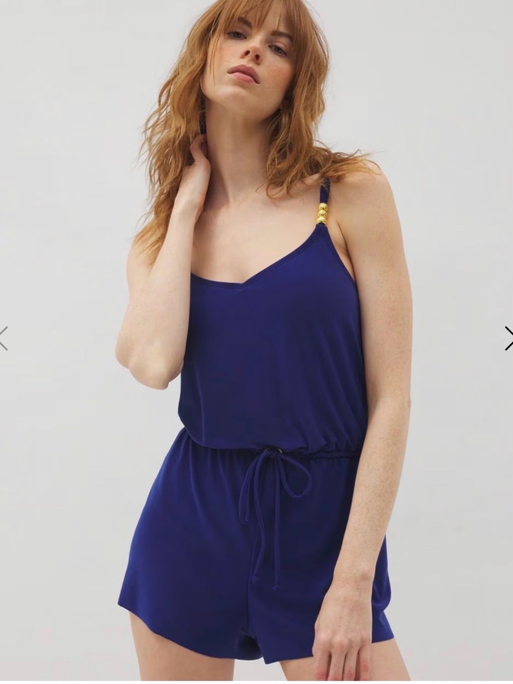 Soma Beyond Control Romper Swimsuit Deep Sea Blue size 12